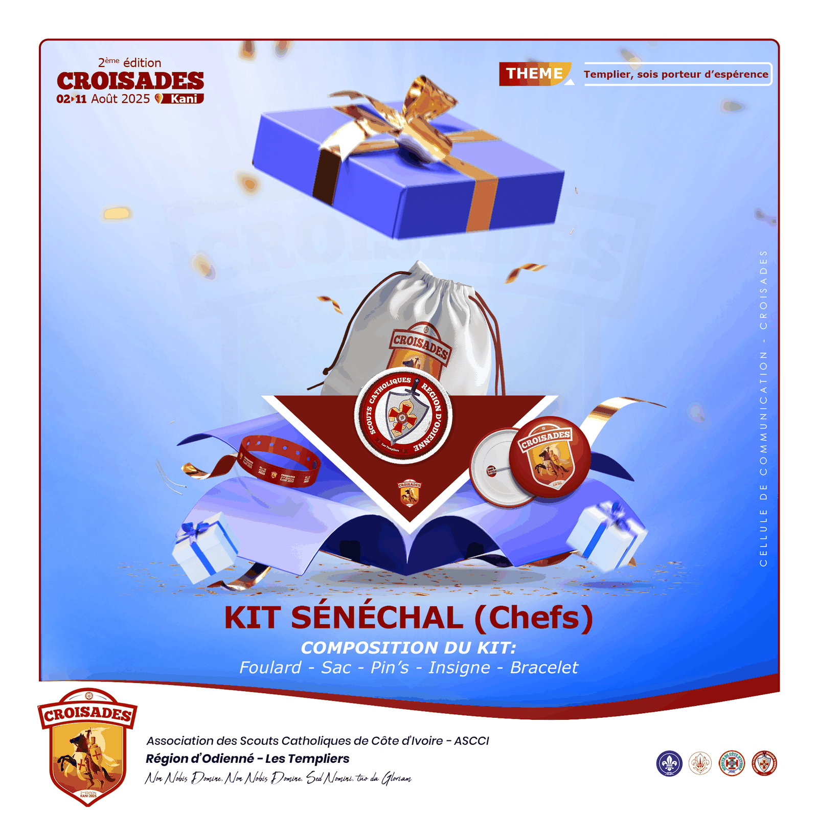 KIT SÉNÉCHAL (CHEF) – 2e Édition Croisades