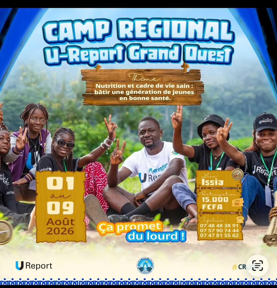 Camp Régional U-Report Côte d'Ivoire Grand Ouest